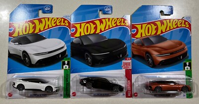 NEW 2024 Hot Wheels J CASE Delorean Alpha5 White, BLACK & ORANGE