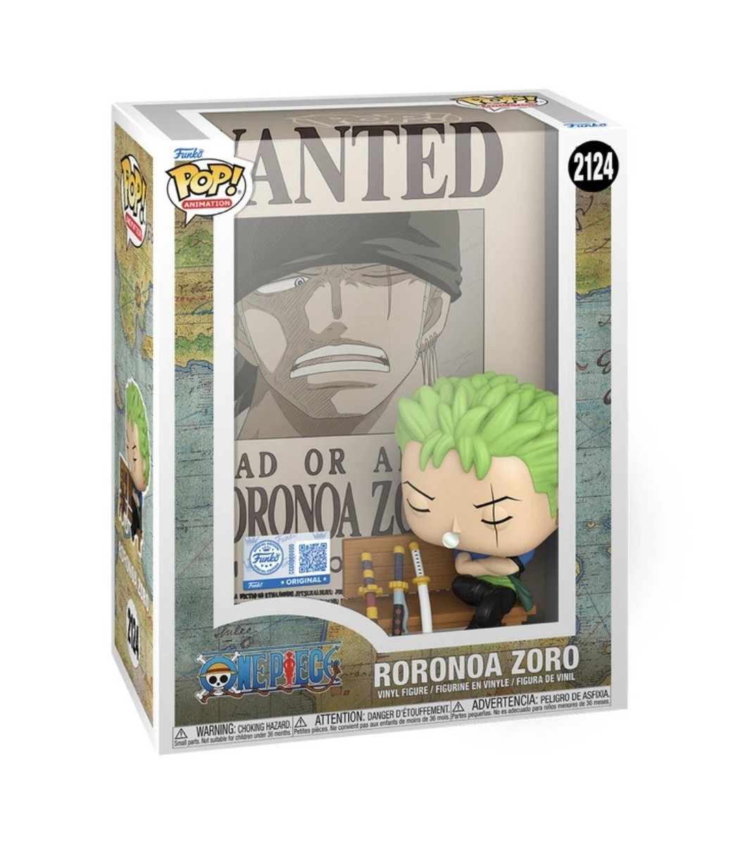 Funko Pop! Roronoa Zoro Wanted Poster #2124 One Piece Exclusive