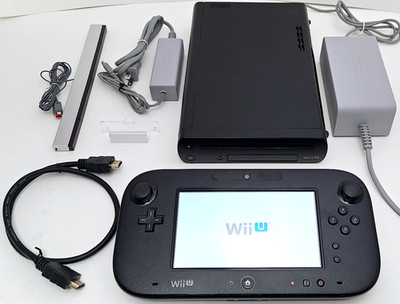 Nintendo Wii U Gaming System 32GB Console + Gamepad Complete