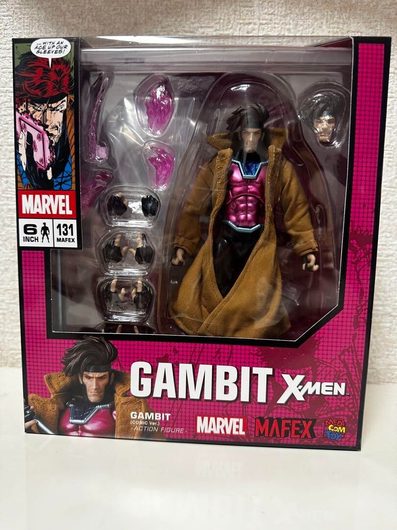 MAFEX No.131 GAMBIT COMIC Ver X-MEN Action Figure MEDICOM TOY 2021