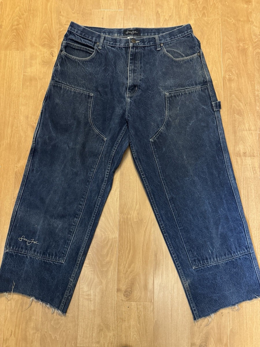 Vtg 2000s Sean John Double Knee Jeans Men's Size 38 Baggy Y2K