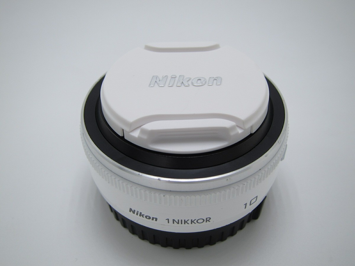 Nikon 1 NIKKOR 10mm f/2.8 Lens White Original For J1 J2 J3 J4 J5