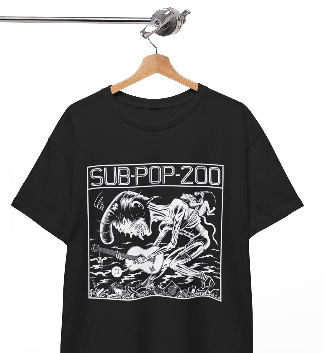 sub-pop-200 Shirt as worn by kurt cobain, worn by Kurt Cobain