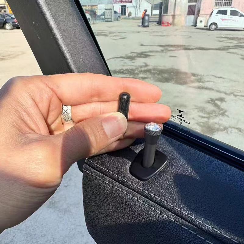 51265A681A8 Car Interior Door Lock Knobs Crystal Door Pin For BMW