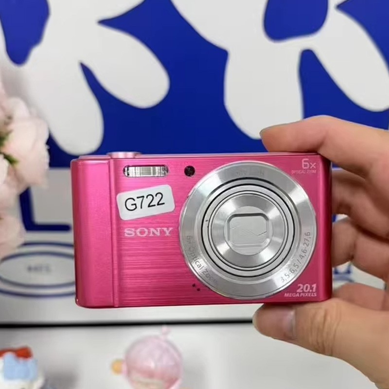 Sony Cyber-shot DSC-W810 pink 20.1MP Digital Camera 6x Optical
