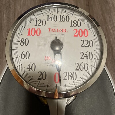 Vintage Taylor Professional Doctors Scale 330 Pound Capacity