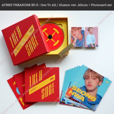 Seonghwa ATEEZ TREASURE EP.3 : One To All / illusion ver. Album +