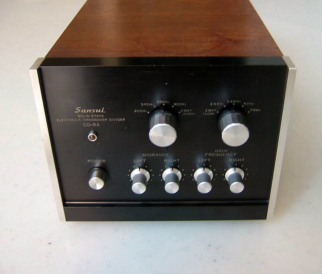 Sansui CD-5A Electronic Crossover Network Channel Divider Audio