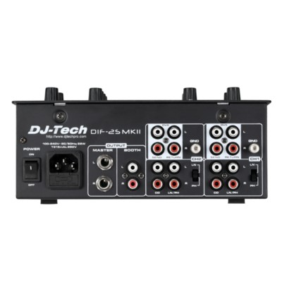 DJ-Tech - DIF-2S MKII - 2 CH. DJ Scratch Mixer w/ innoFADER Pro