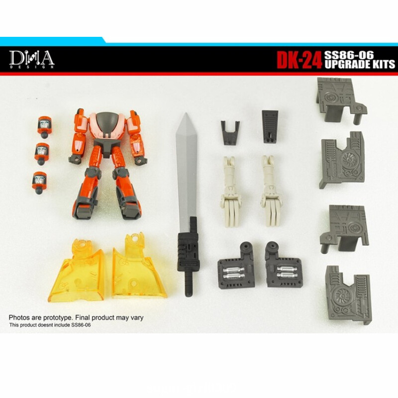 New DNA DK-24 Upgrade kit for SS86 Grimlock & Autobot Wheelie Can