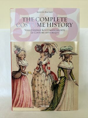 Taschen THE COMPLETE COSTUME HISTORY BOOK by Auguste Racinet HC w
