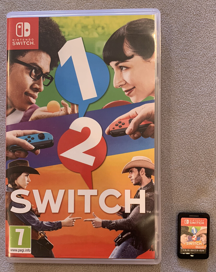 1-2 Switch” (Nintendo Switch, 2017) with Cartridge + Box Included
