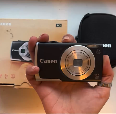 Canon PowerShot A2500 16.0MP Digital Camera - Black for sale