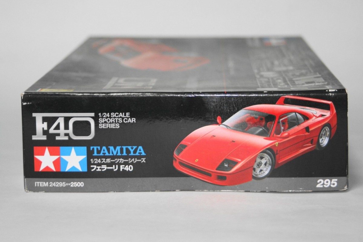 Tamiya 1/24 Ferrari F40 Sports Car Series Plastic Model No.295 | eBay