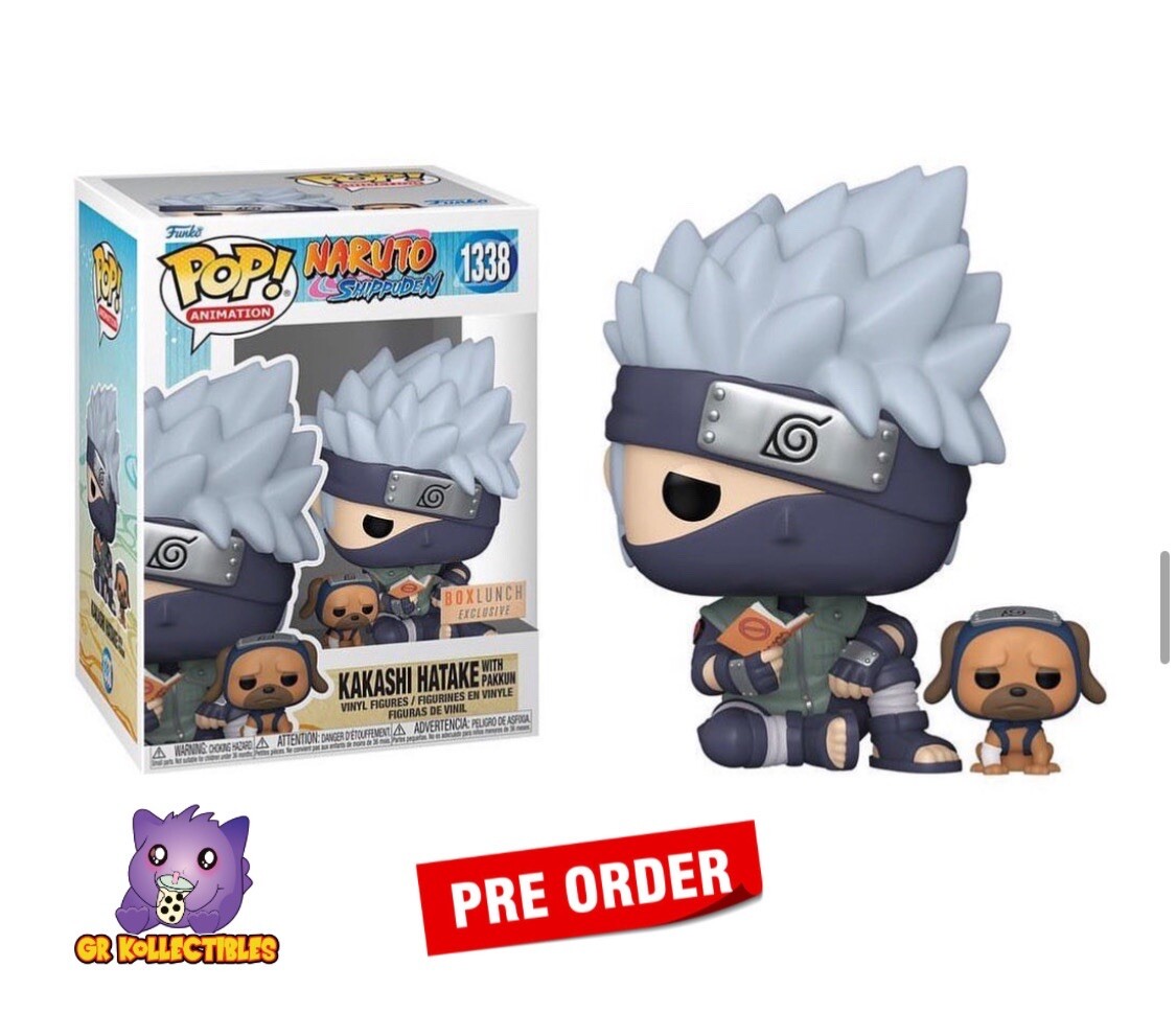 Naruto Shippuden - New Kakashi With Pakkun Funko POP! #1338 +