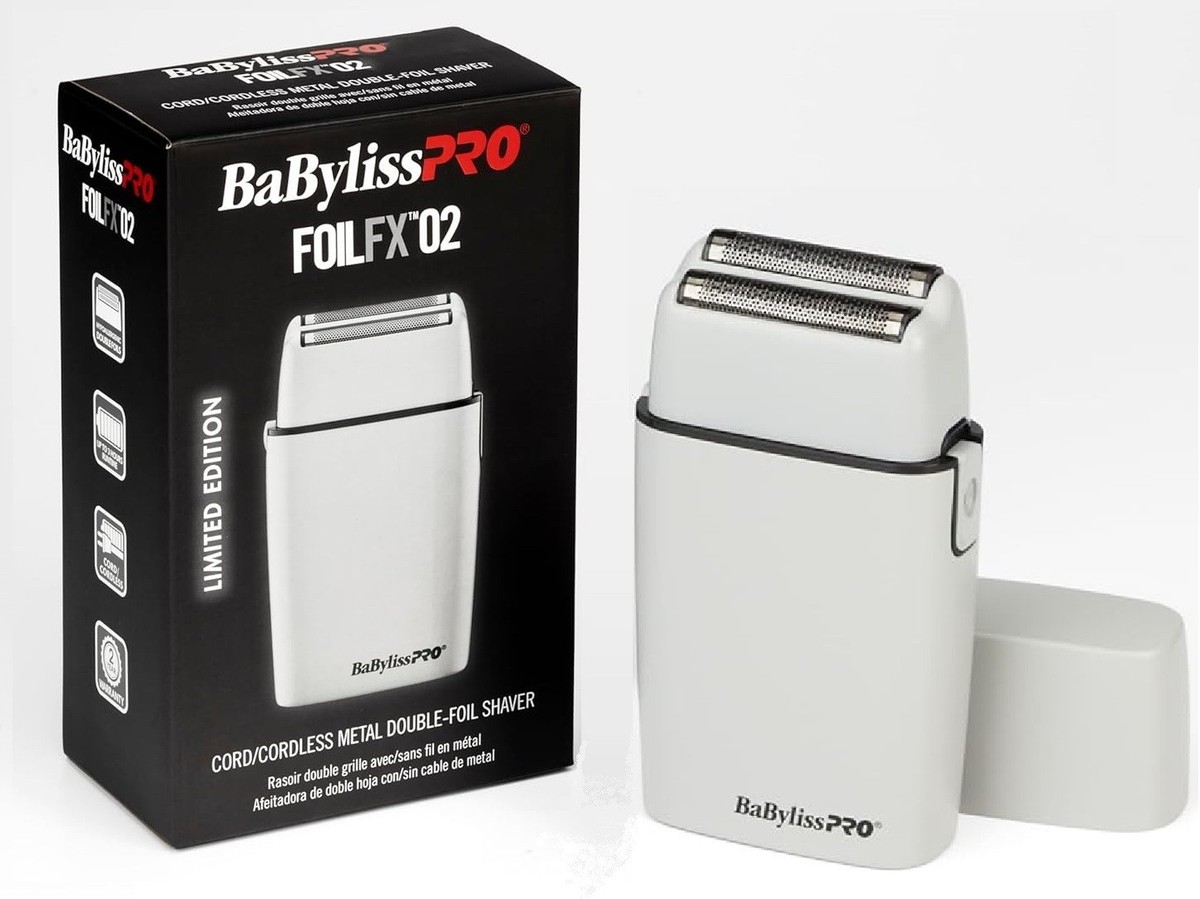 BaByliss PRO FX02 Dual Foil Metal Shaver, Gray FXFS2GY Cord