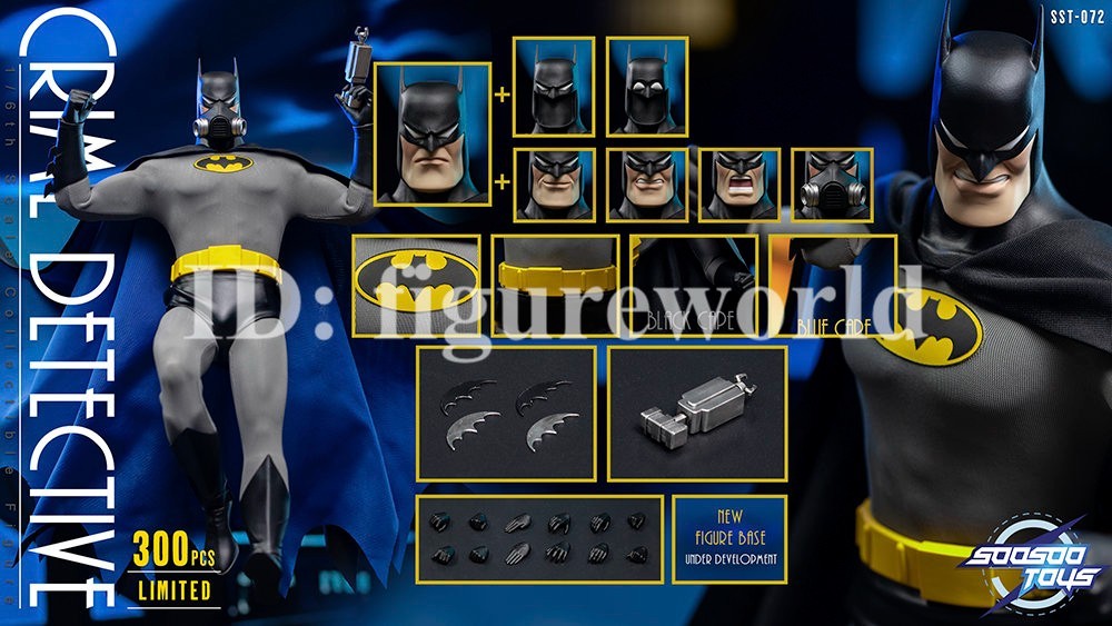 Soosootoys SST-072 1/6 The Bat Man 1992 Bruce Wayne Male Action