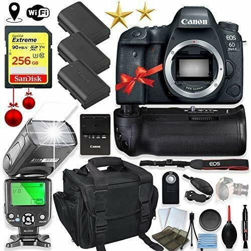Canon EOS 6D Mark II DSLR Camera Body Only Kit + Holiday Special