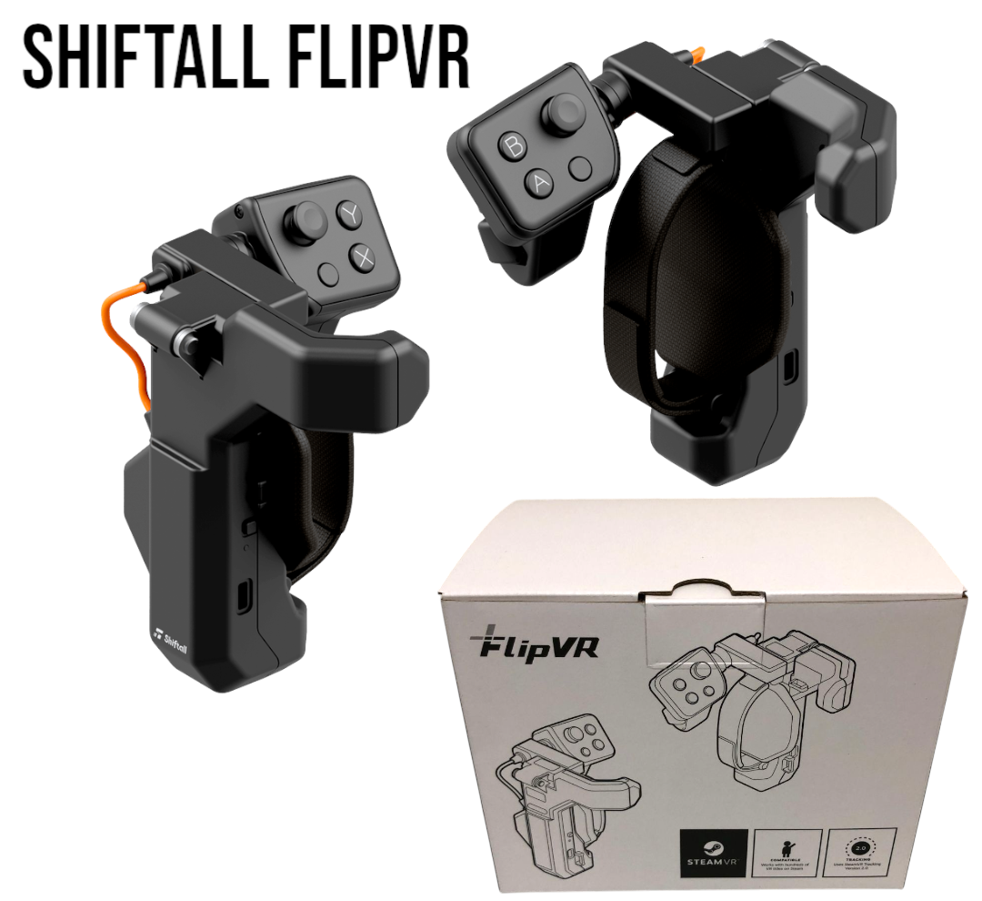 Shiftall FlipVR SteamVR compatible VR controller tracking Shift