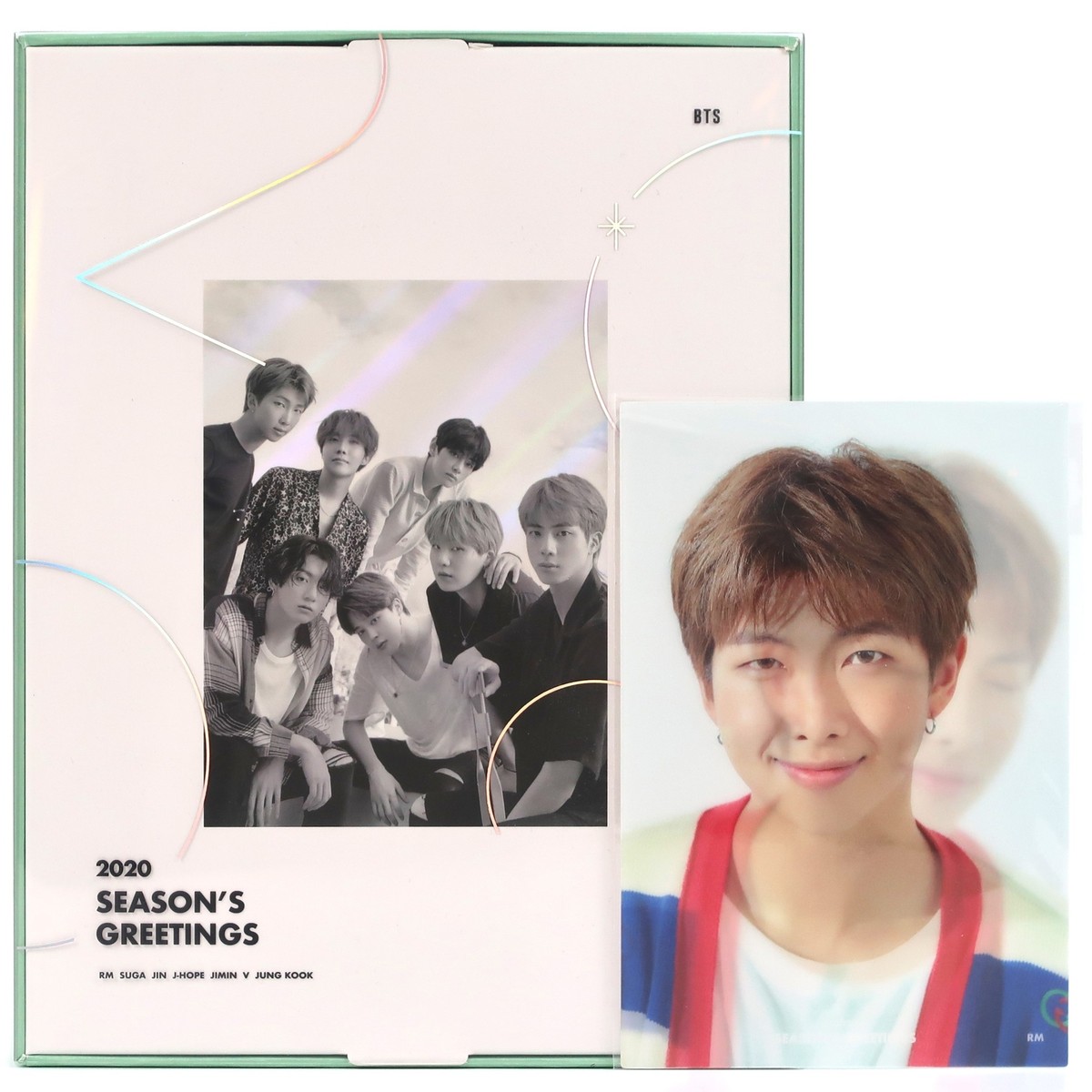 BTS 2020 Season's Greetings Complete Set RM Lenticular Card [read