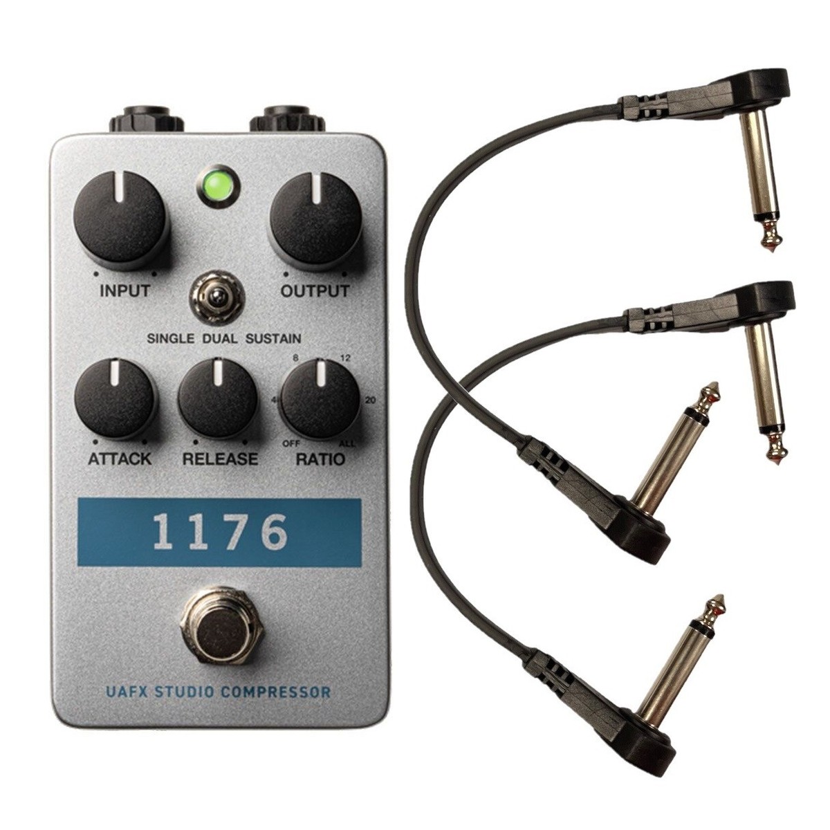 Universal Audio UAFX 1176 Studio Compressor Pedal with 2 Free