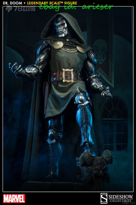 Sideshow Legendary Scale(Tm) Doctor Doom 1/2 Statue Figure In