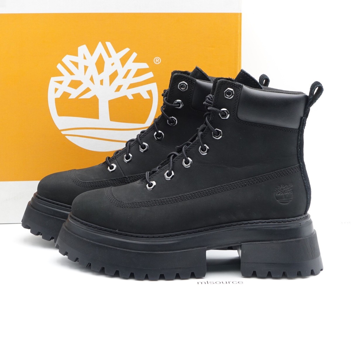 Size 8 Women's Timberland Sky 6-Inch Lace Up Platform Boot TB