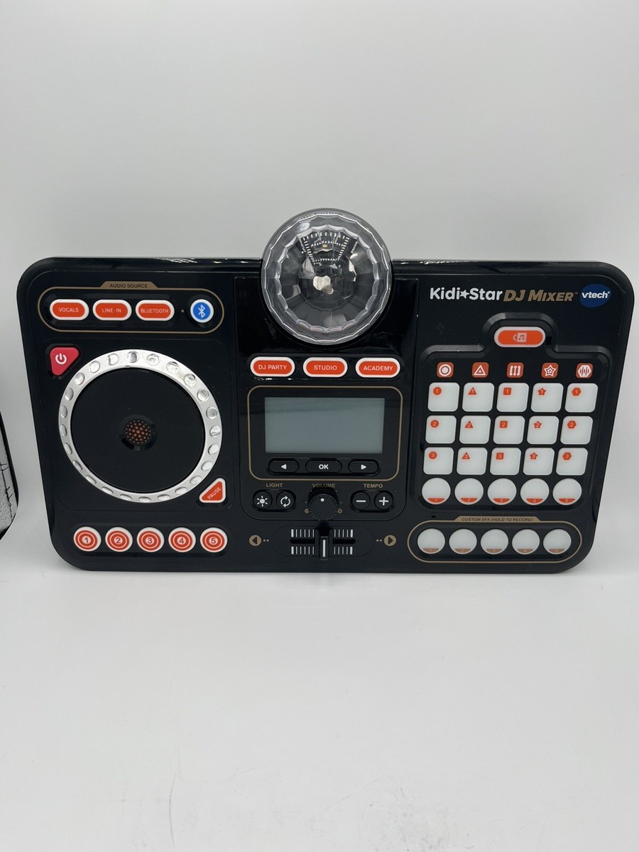 VTech KidiStar DJ Mixer • Play Music & Learn • Lights • Bluetooth