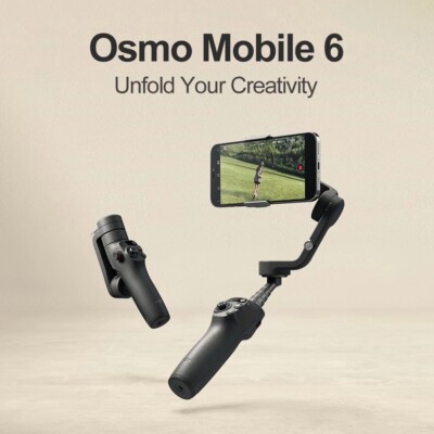 DJI OSMO Mobile 6 3-Axis Foldable Stabilizer Gimbal selfie for