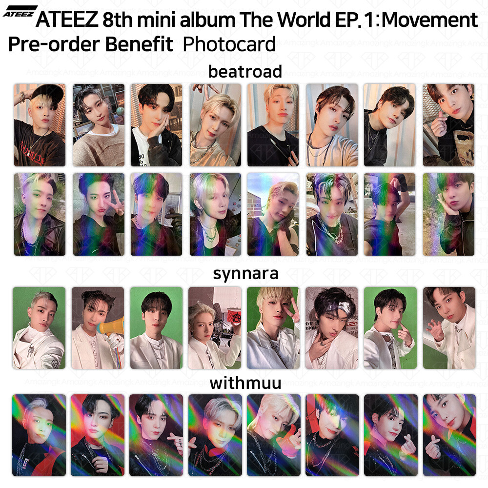 ATEEZ 8th Mini Album The World EP.1 Movement POB Official