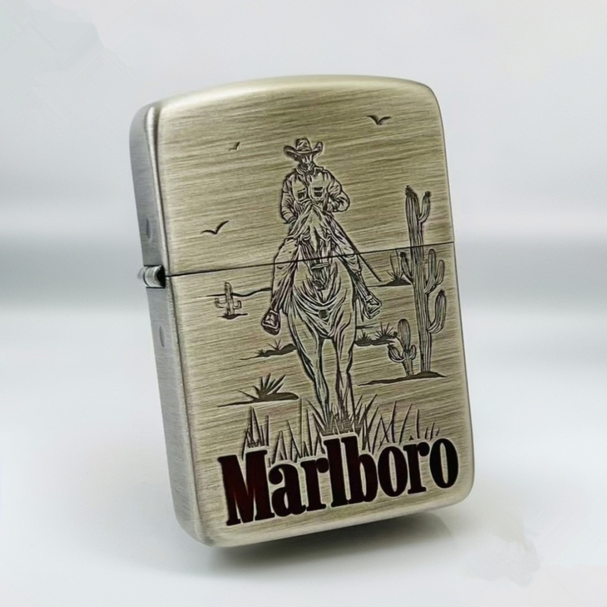 Zippo 1941 Replica Marlboro Cowboy Lighter – Engraved & Painted