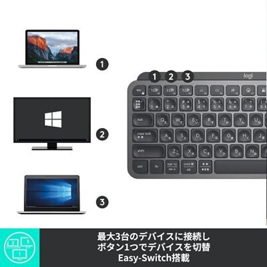 Logitech MX KEYS mini KX700GR Minimalist Wireless Keyboard