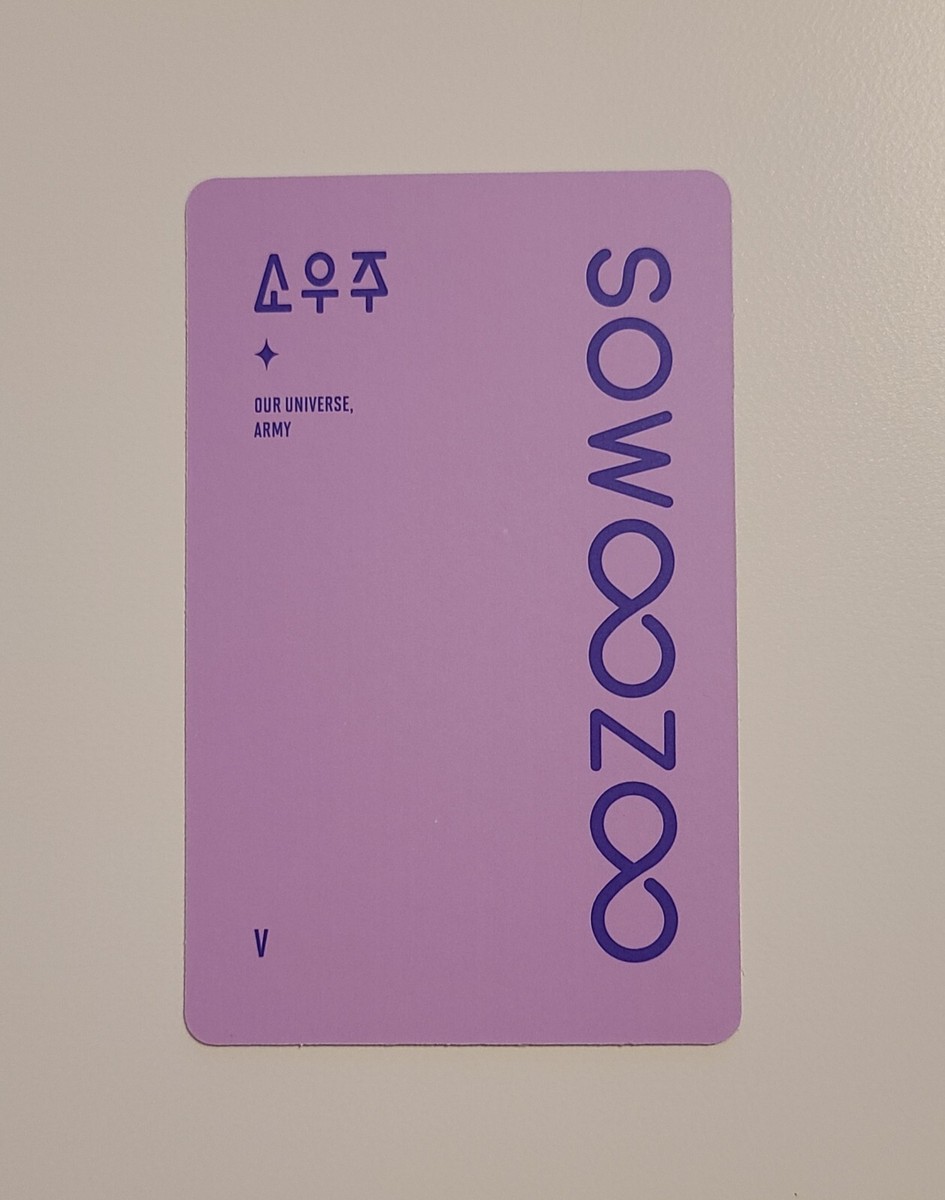 BTS V Taehyung- 2021 Muster SOWOOZOO DVD OFFICIAL PHOTO CARD PC