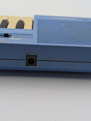 Vintage Casio PT-1 Rare Color Keyboard Mini Synthesizer Baby Blue