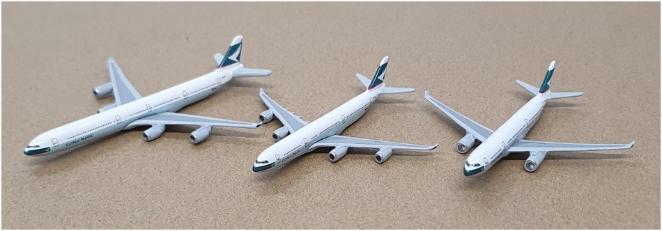 Gemini Jets 1/000 Scale 00016 Airbus A340-600 A340-300 & A330-300