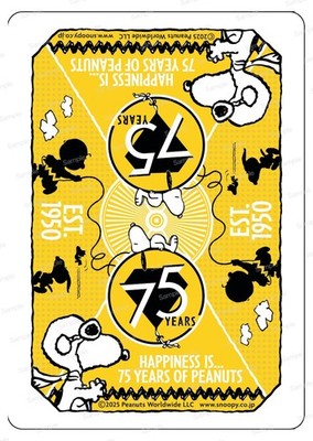 Bicycle Peanuts 75th Anniversary Snoopy Playing Cards / Trump