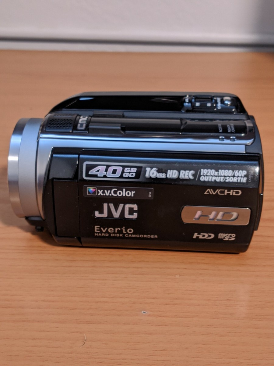 JVC EVERIO GZ-HD10U HD X.V.Color 1920x1080 60p HDD 40GB Micro SD