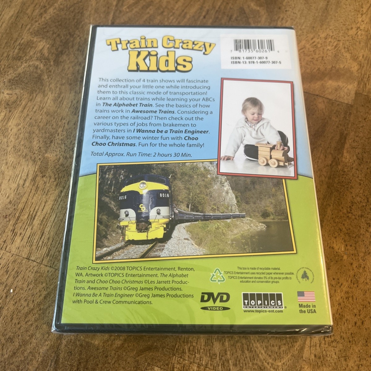 Train Crazy Kids - RARE DVD - NEW / SEALED - FREE SAME DAY