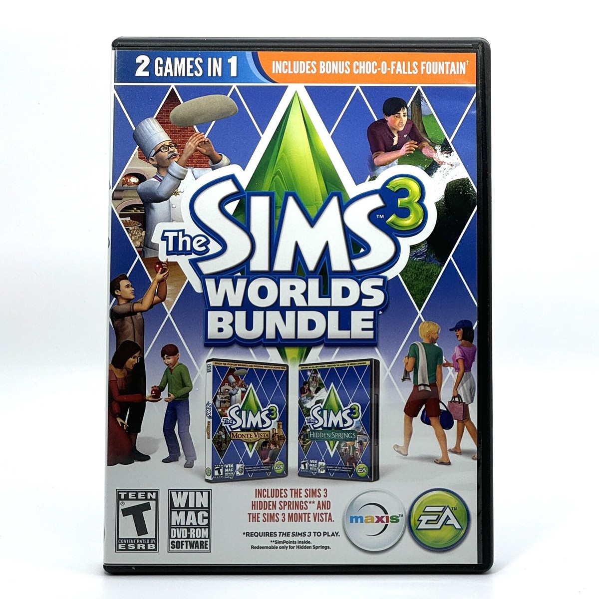 The Sims 3 Worlds Bundle: Hidden Springs & Monte Vista Windows PC