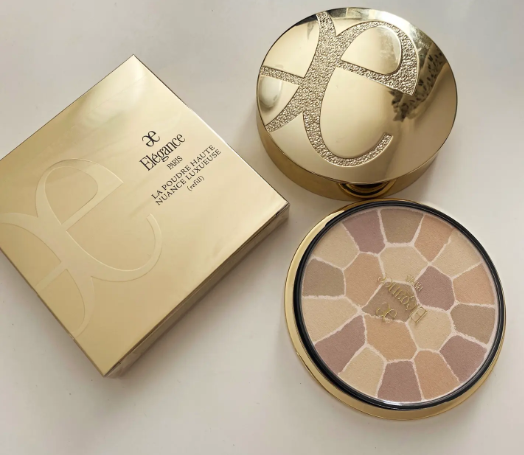 Elegance PARIS LA POUDRE HAUTE NUANCE Luxueuse Face Powder w/Case