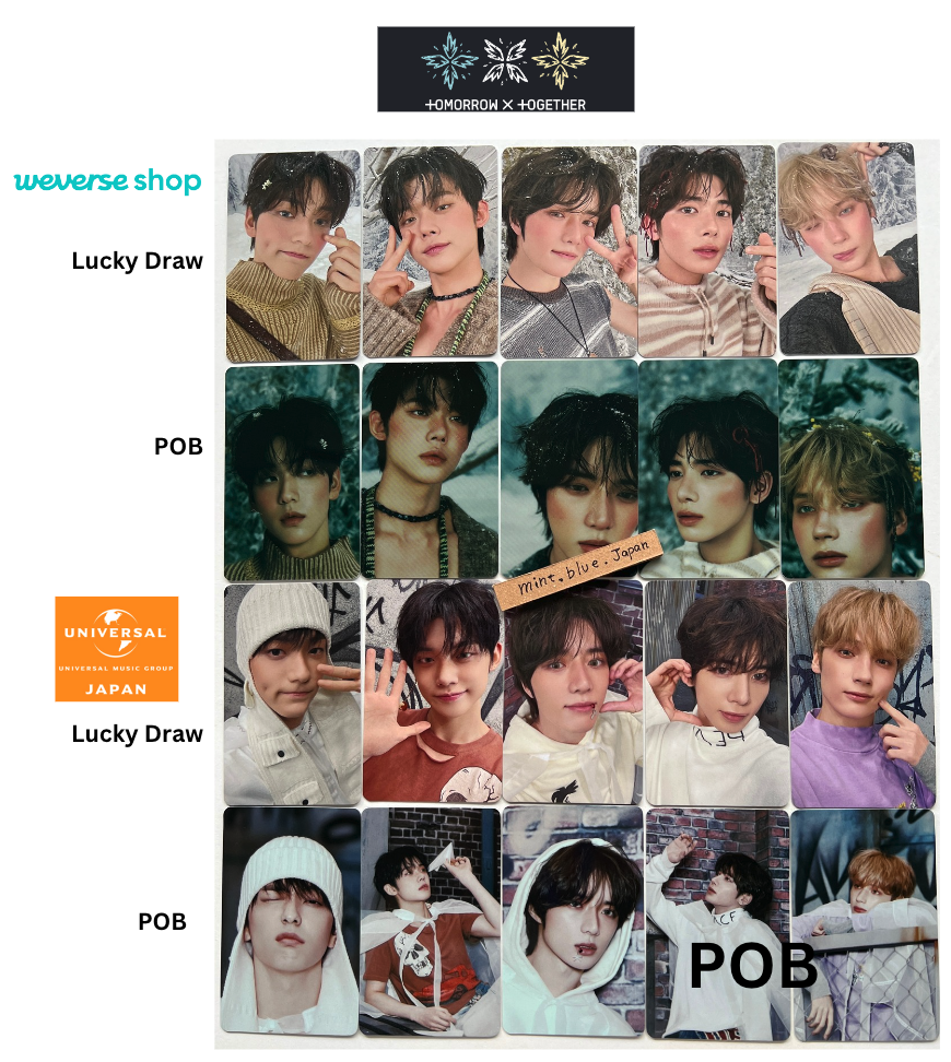 TXT CHIKAI 誓い JP 4th Single Shop POB & Lucky Draw Photo card