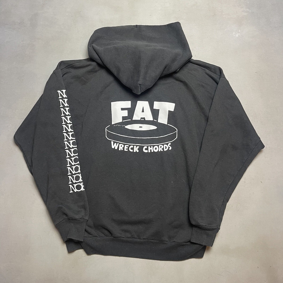 Vintage 90's NOFX Hoodie Sweatshirt Fat Wreck Chords Official Tour