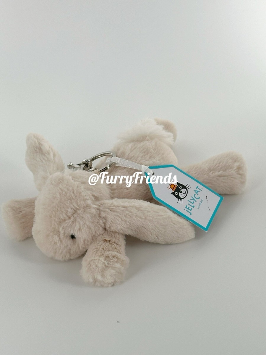 NWT jellycat smudge rabbit bag charm | eBay