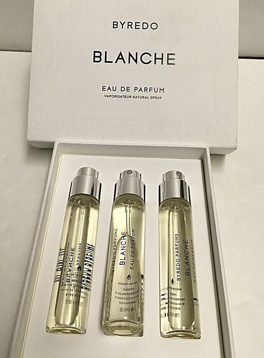 Byredo Blanche set of 3 EDP 0.4 fl oz each travel size NIB