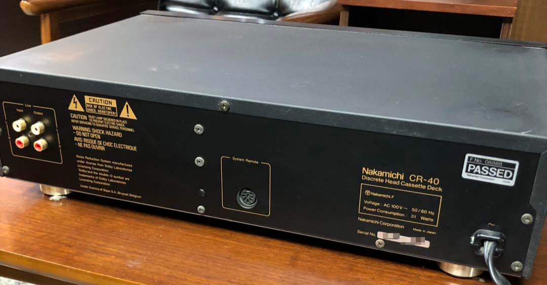 Nakamichi CR-40 Discrete Head Cassette Deck Good | eBay