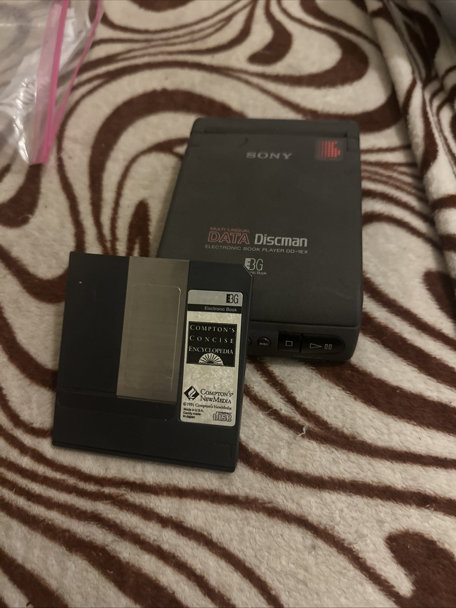 Sony Multi-Lingual DATA Discman Electronic Book Player DD-1EX Box