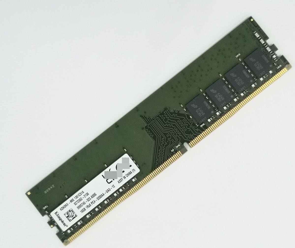 Kingston 16GB DDR4 PC4-3200AA Desktop Memory (KDK8NX-MIE) for sale