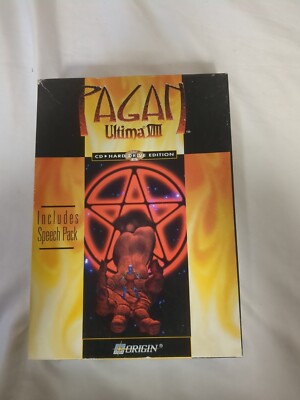 Ultima VIII 8 PAGAN (1994) Big Box PC CD-Rom Edition Full Speech