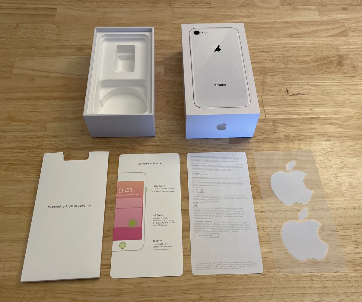 Apple iPhone 8 Silver BOX ONLY | eBay
