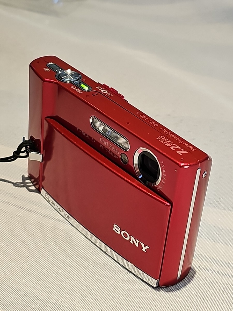 Sony CyberShot DSC-T50-RED-7.2 MP-Digital Camera-memory Card